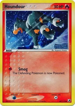EX Unseen Forces Houndour #60/115 reverse holo