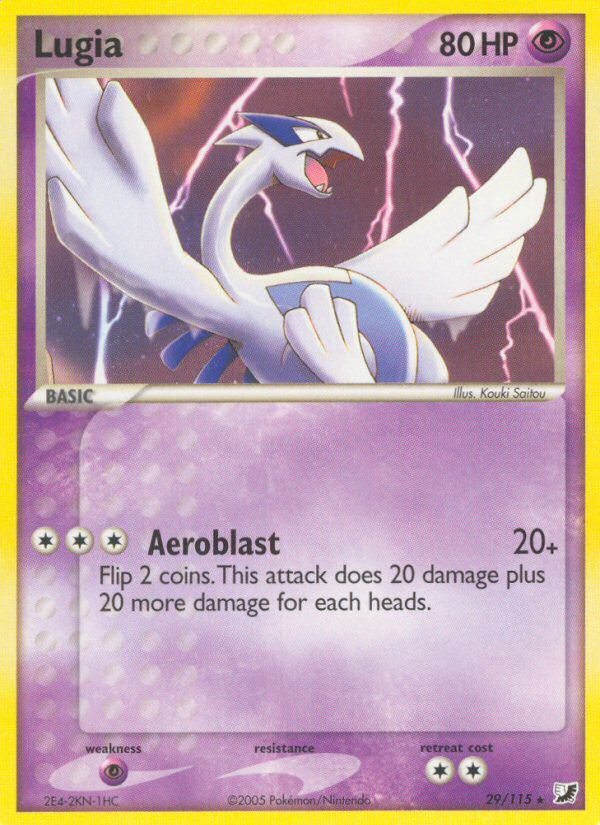 EX Unseen Forces Lugia #29/115