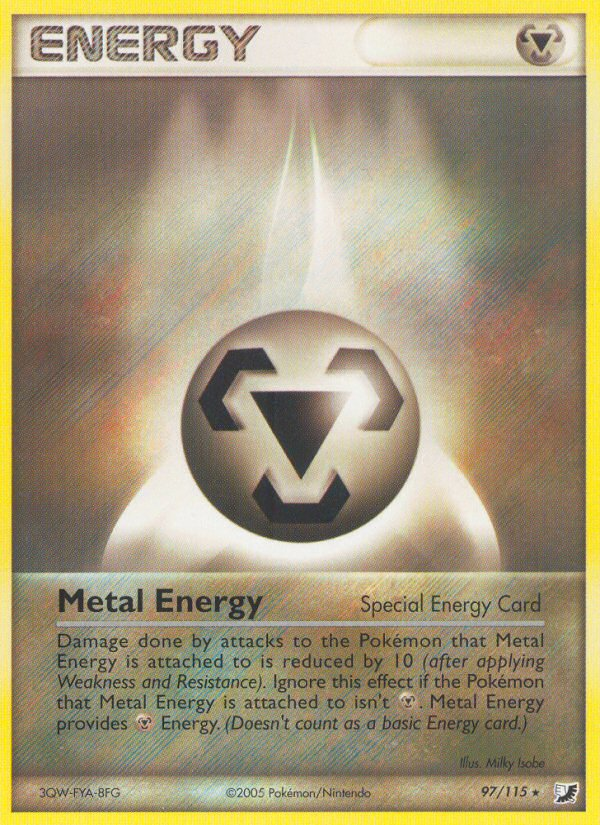 EX Unseen Forces Metal Energy #97/115