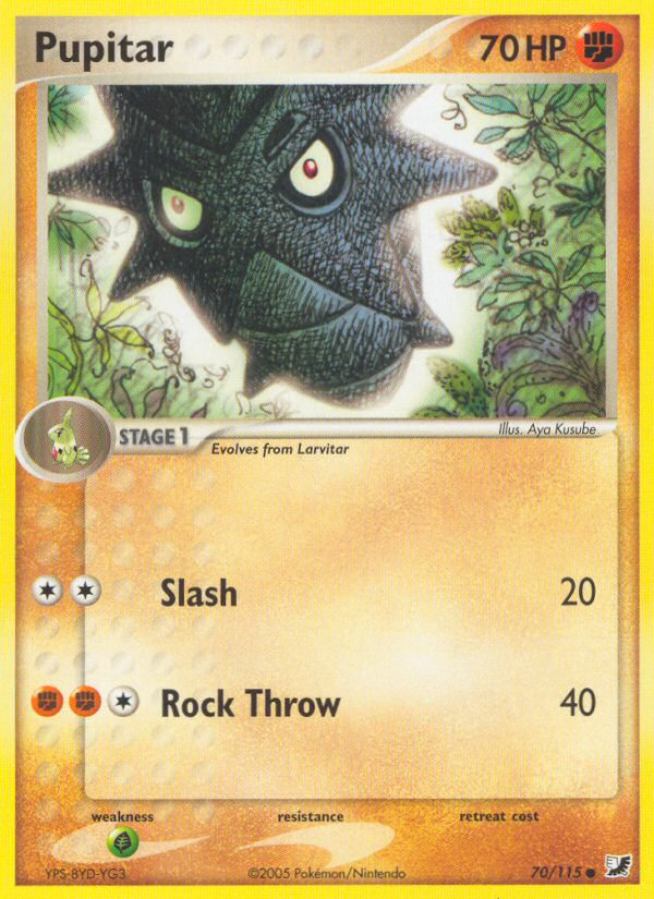 EX Unseen Forces Pupitar #70/115