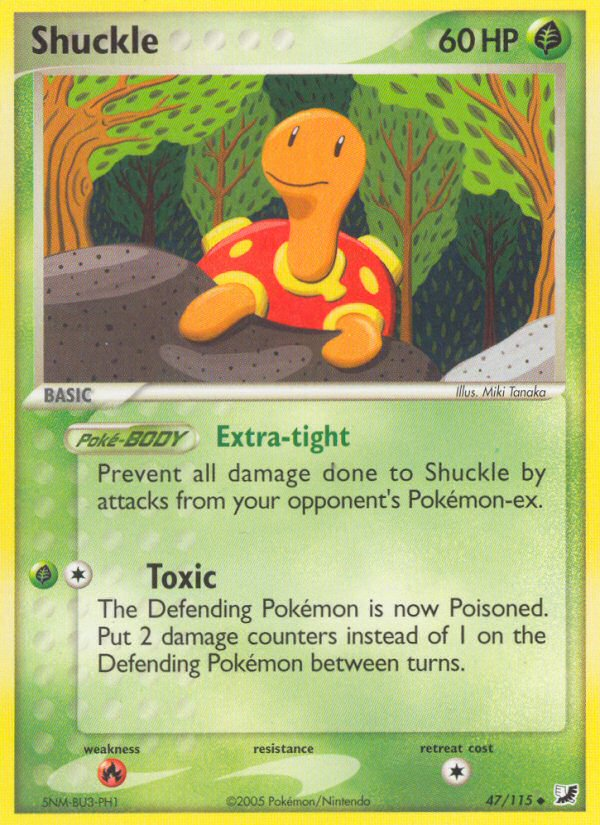 EX Unseen Forces Shuckle #47/115