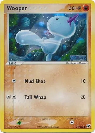 EX Unseen Forces Wooper #79/115 reverse holo