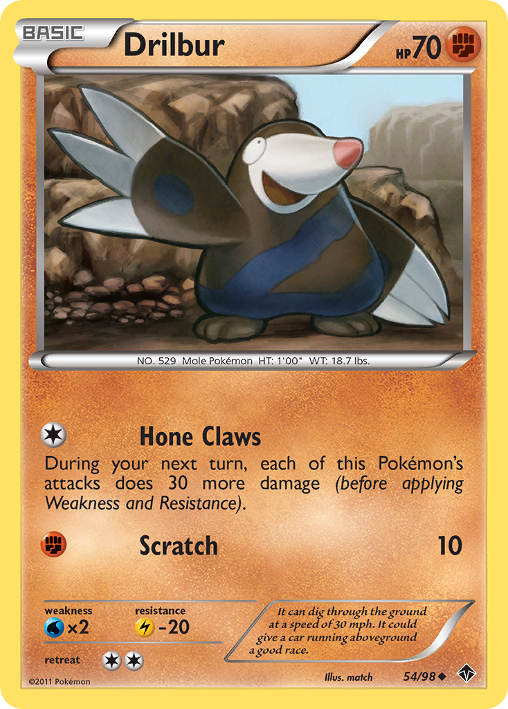 Emerging Powers Drilbur #54/98