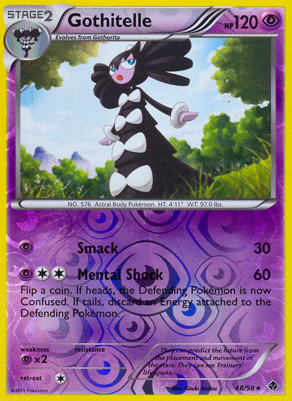Emerging Powers Gothitelle #48/98 reverse holo