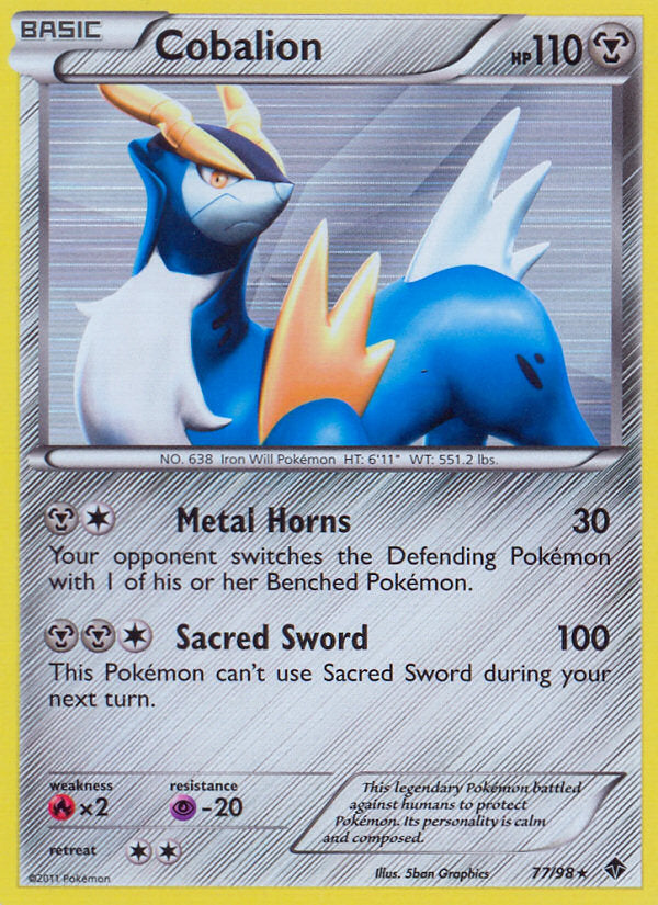 Emerging Powers Holo Cobalion #77/98