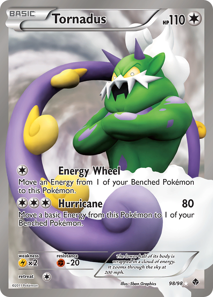 Emerging Powers Holo Tornadus #98/98