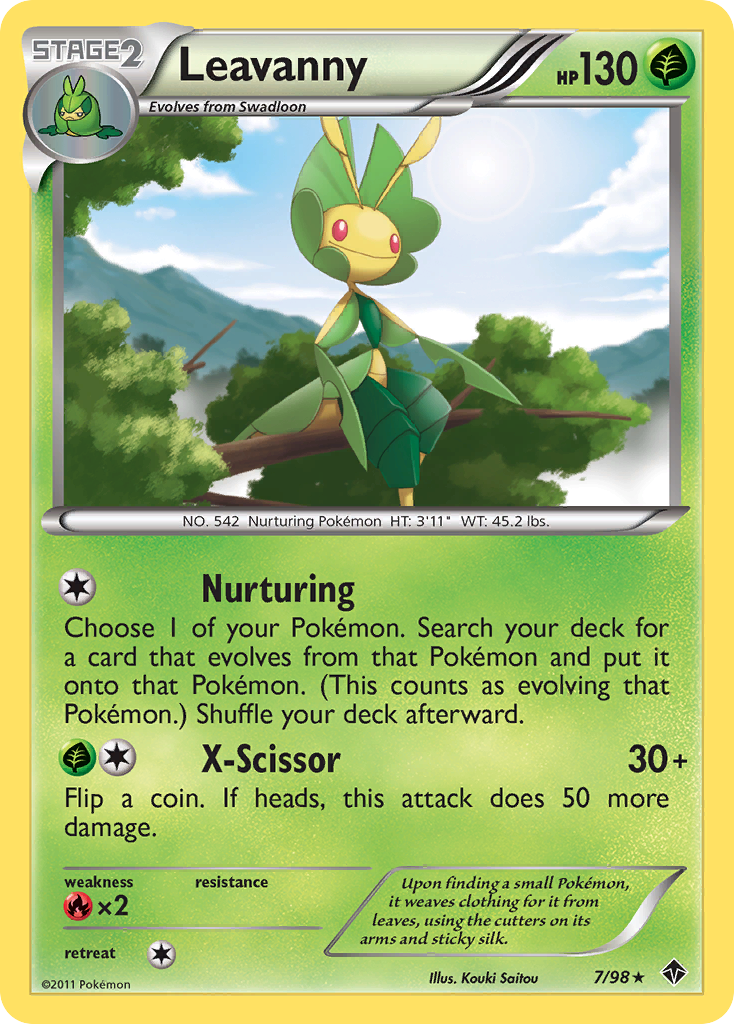 Emerging Powers Leavanny #7/98