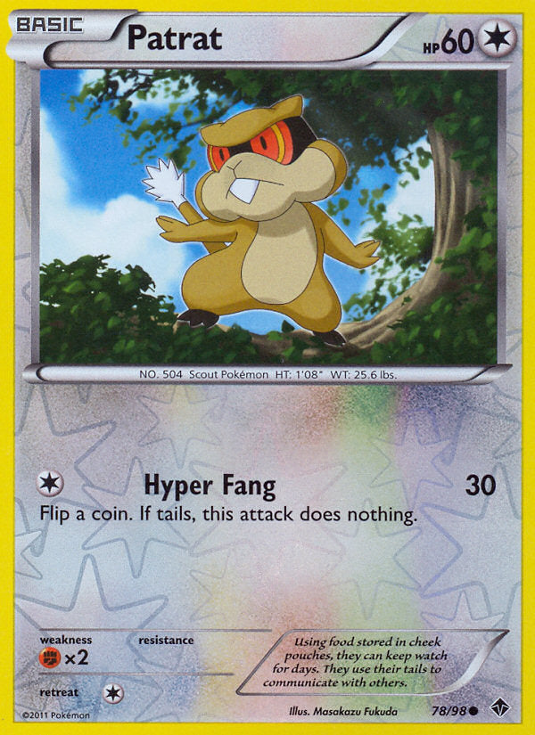 Emerging Powers Patrat #78/98 reverse holo