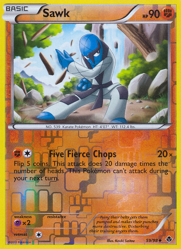 Emerging Powers Sawk #59/98 reverse holo
