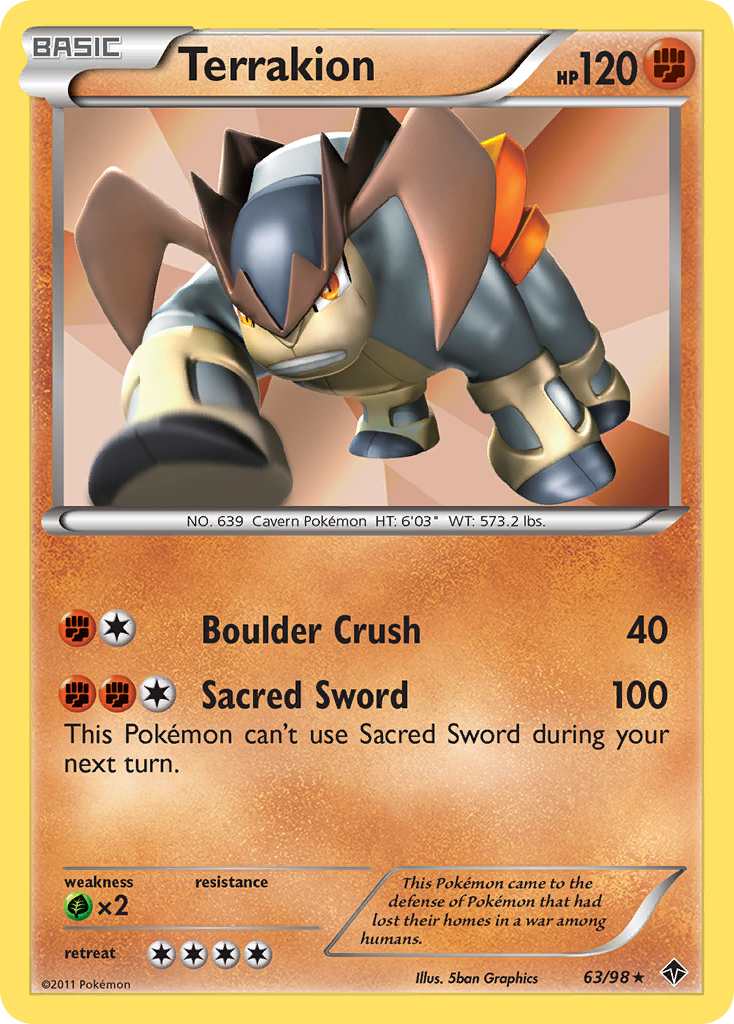 Emerging Powers Terrakion #63/98