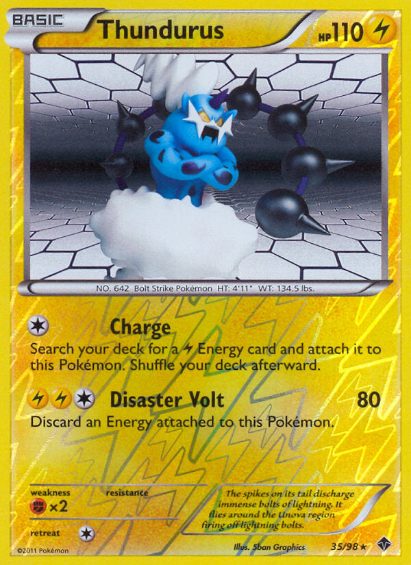 Emerging Powers Thundurus #35/98 reverse holo