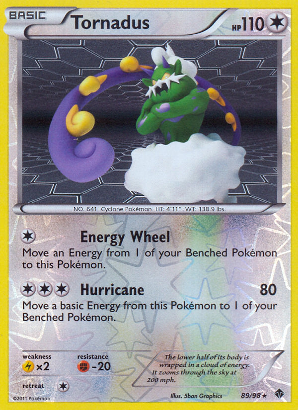 Emerging Powers Tornadus #89/98 reverse holo