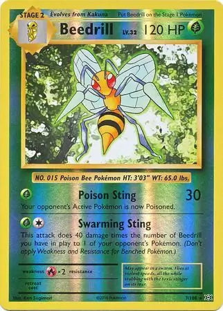 Evolutions Beedrill #7/108 reverse holo