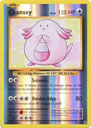 Evolutions Chansey #70/108 reverse holo