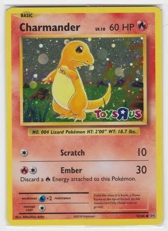 Evolutions Charmander #9 Toys R Us Promo