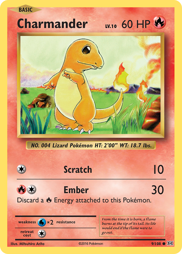 Evolutions Charmander #9/108
