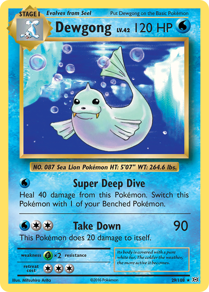 Evolutions Dewgong #29/108