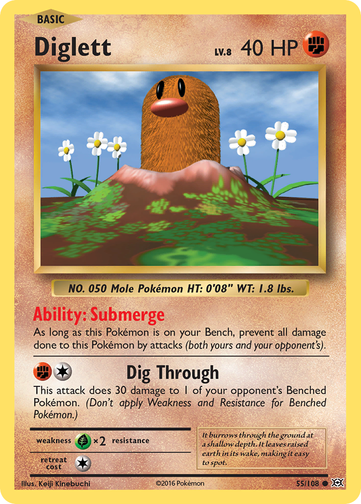 Evolutions Diglett #55/108