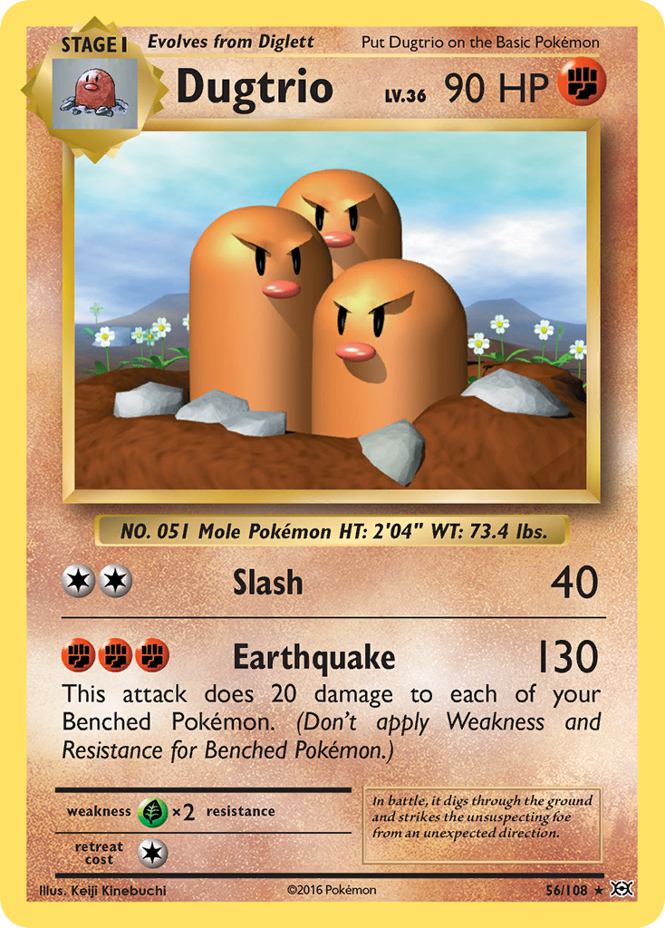 Evolutions Dugtrio #56/108