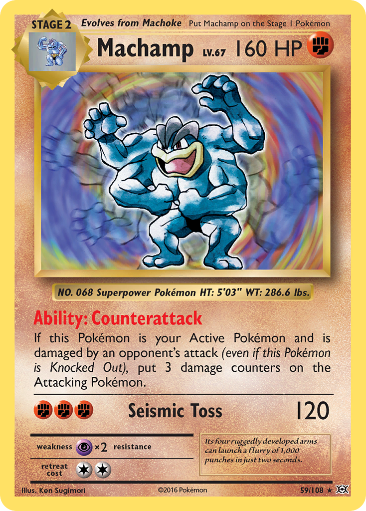 Evolutions Holo Machamp #59/108