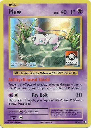 Evolutions Holo Mew #53 Second place