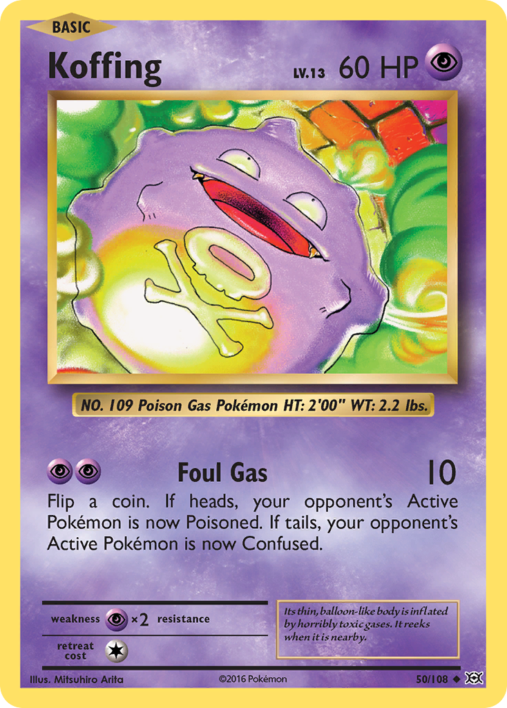 Evolutions Koffing #50/108
