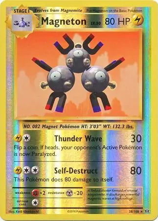 Evolutions Magneton #38/108 reverse holo