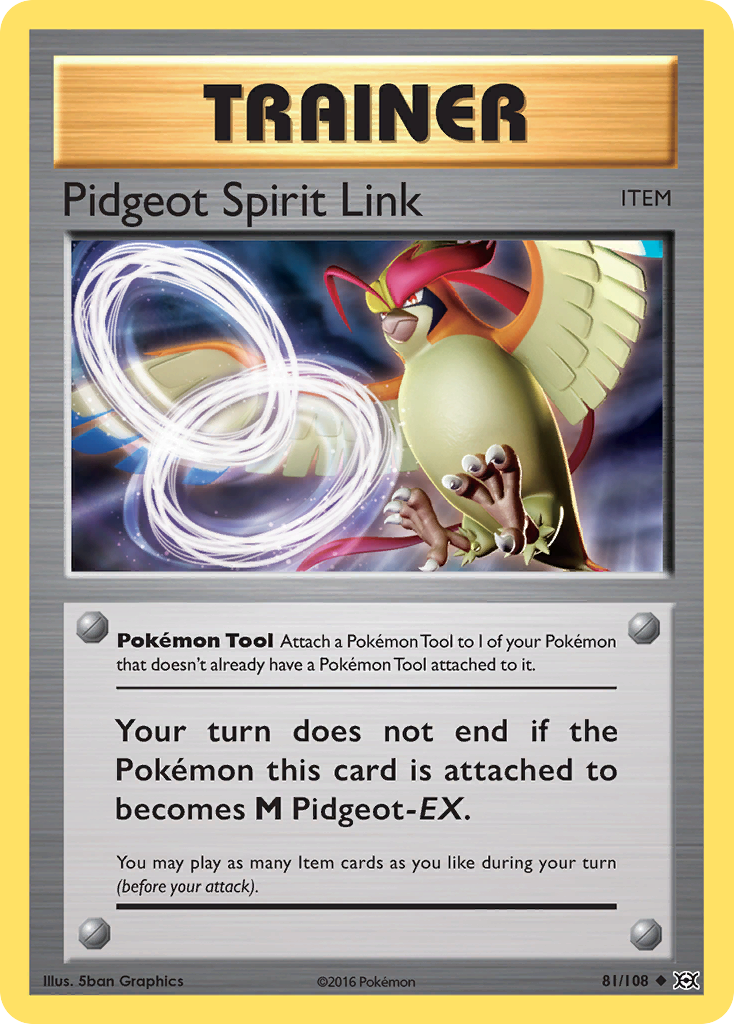 Evolutions Pidgeot Spirit Link #81/108