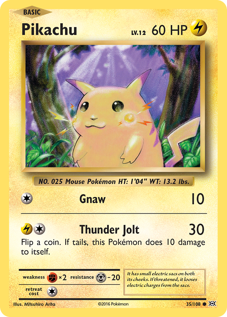 Evolutions Pikachu #35/108