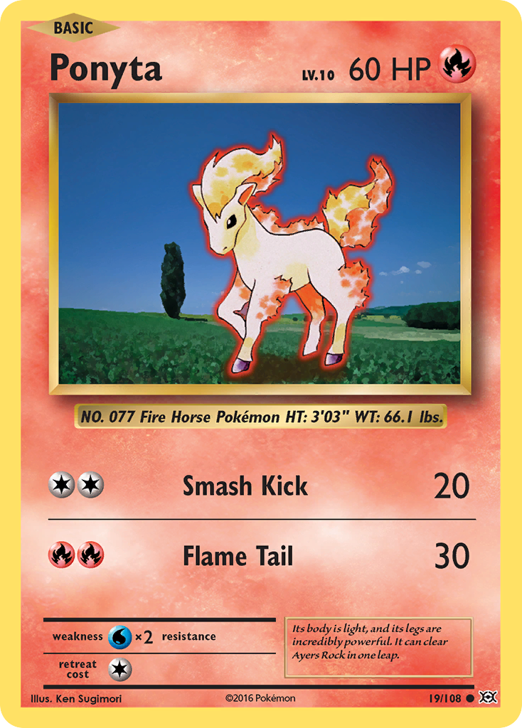Evolutions Ponyta #19/108
