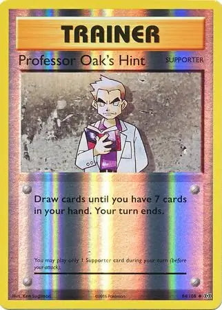 Evolutions Professor Oak's Hint #84/108 reverse holo
