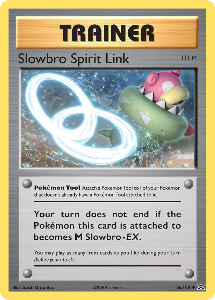 Evolutions Slowbro Spirit Link #86/108