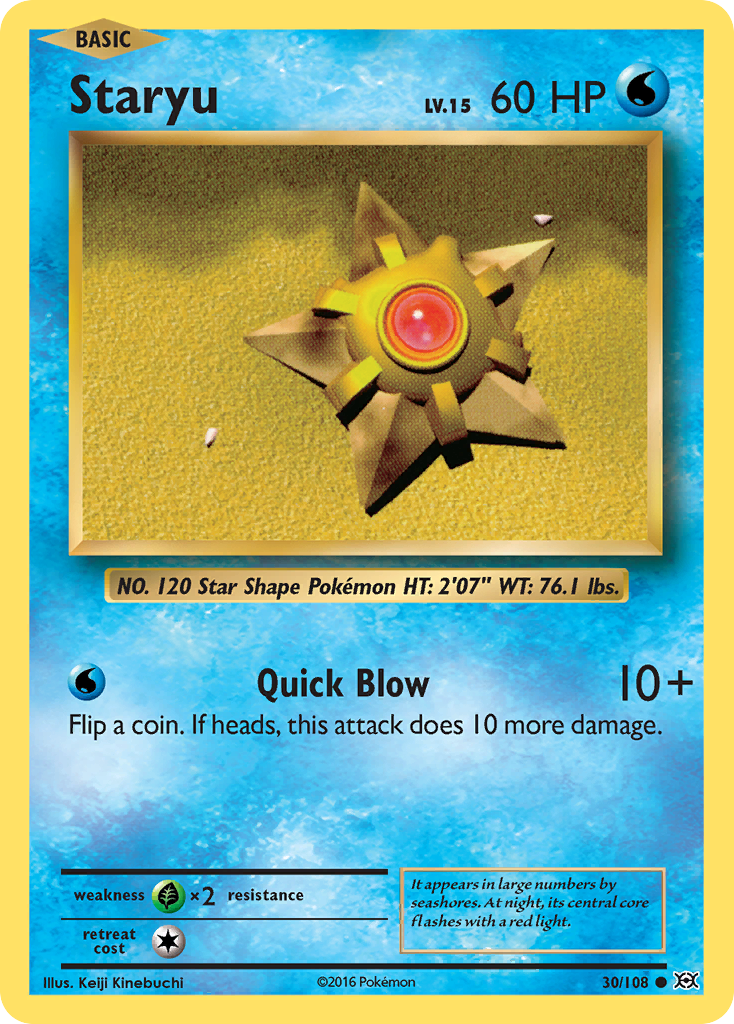 Evolutions Staryu #30/108