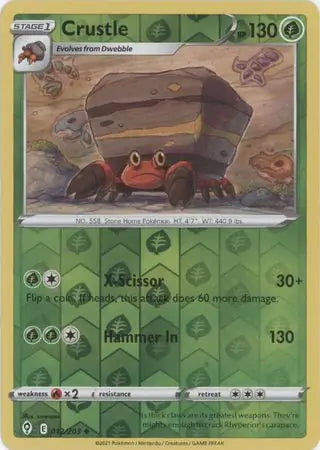 Evolving Skies Crustle #12/203 reverse holo