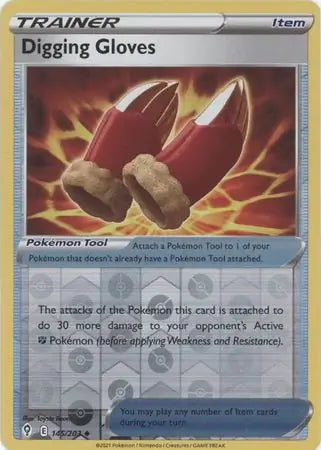 Evolving Skies Digging Gloves #145/203 reverse holo