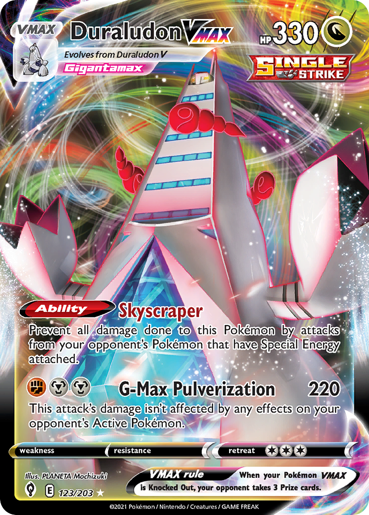 Evolving Skies Duraludon VMAX #123/203