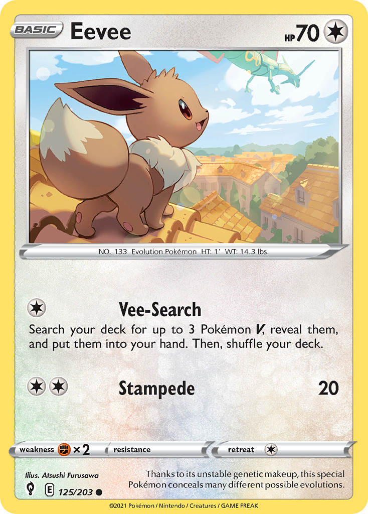 Evolving Skies Eevee #125/203