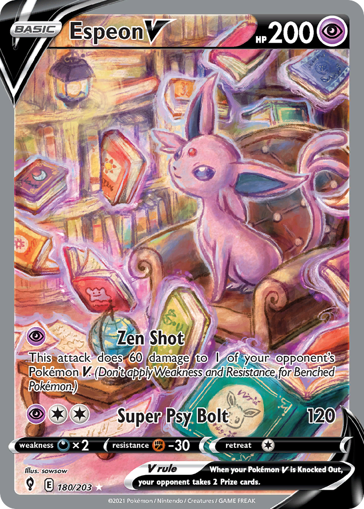 Espeon V Full Art uit Evolving Skies