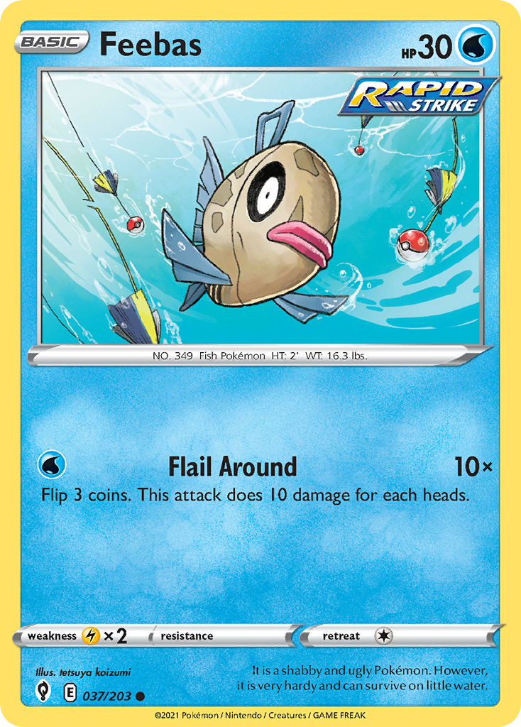 Evolving Skies Feebas #37/203
