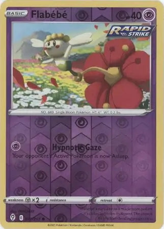 Evolving Skies Flabébé #71/203 reverse holo