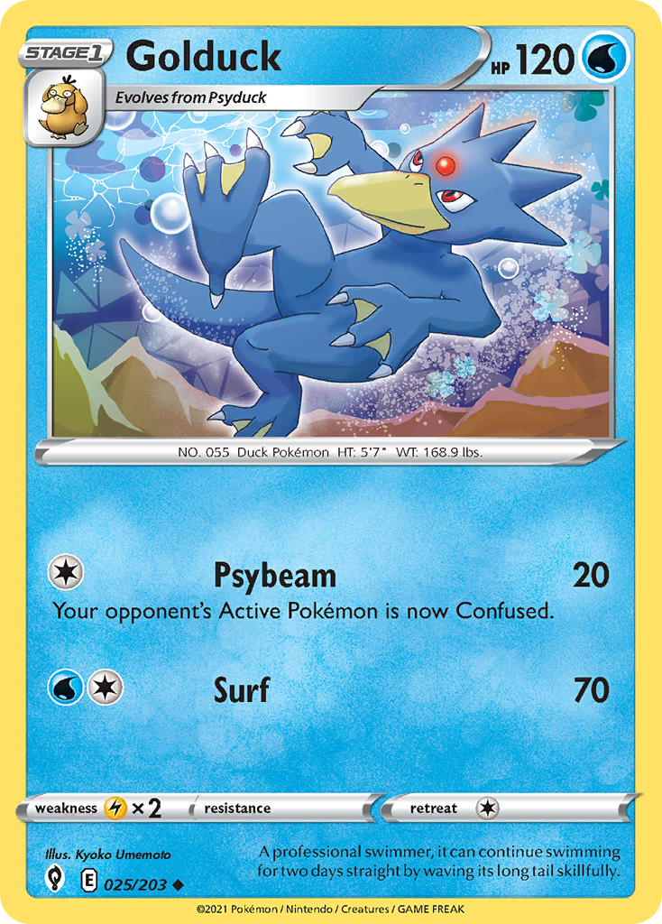 Evolving Skies Golduck #25/203