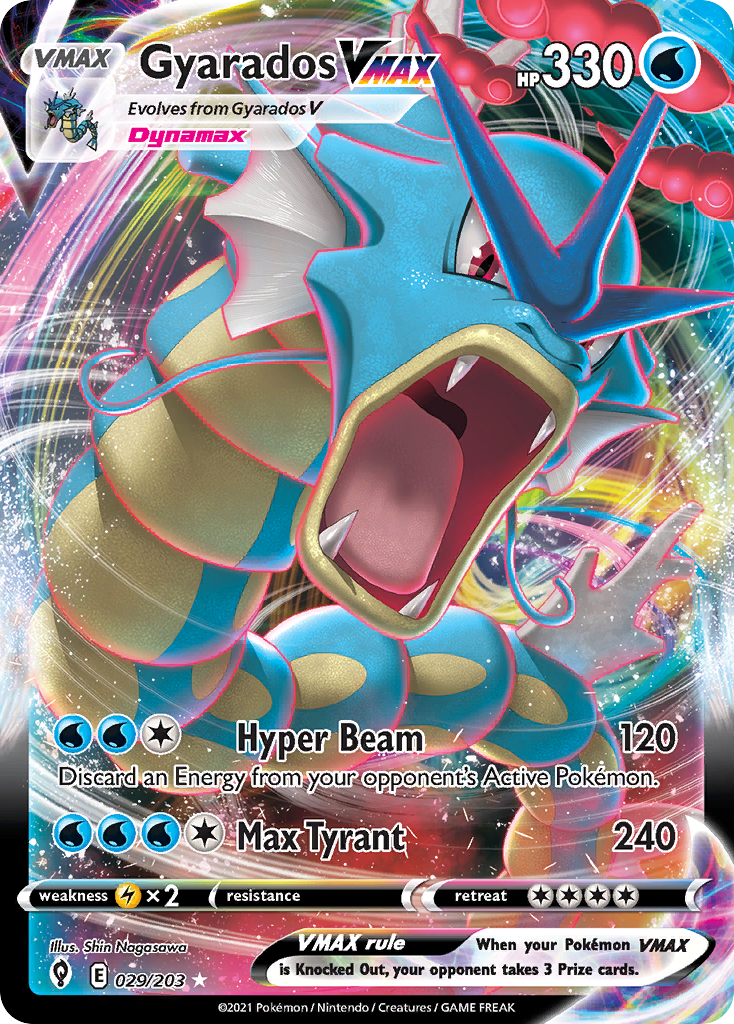 Evolving Skies Gyarados VMAX #29/203