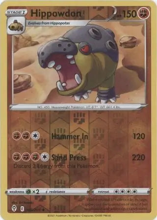 Evolving Skies Hippowdon #85/203 reverse holo