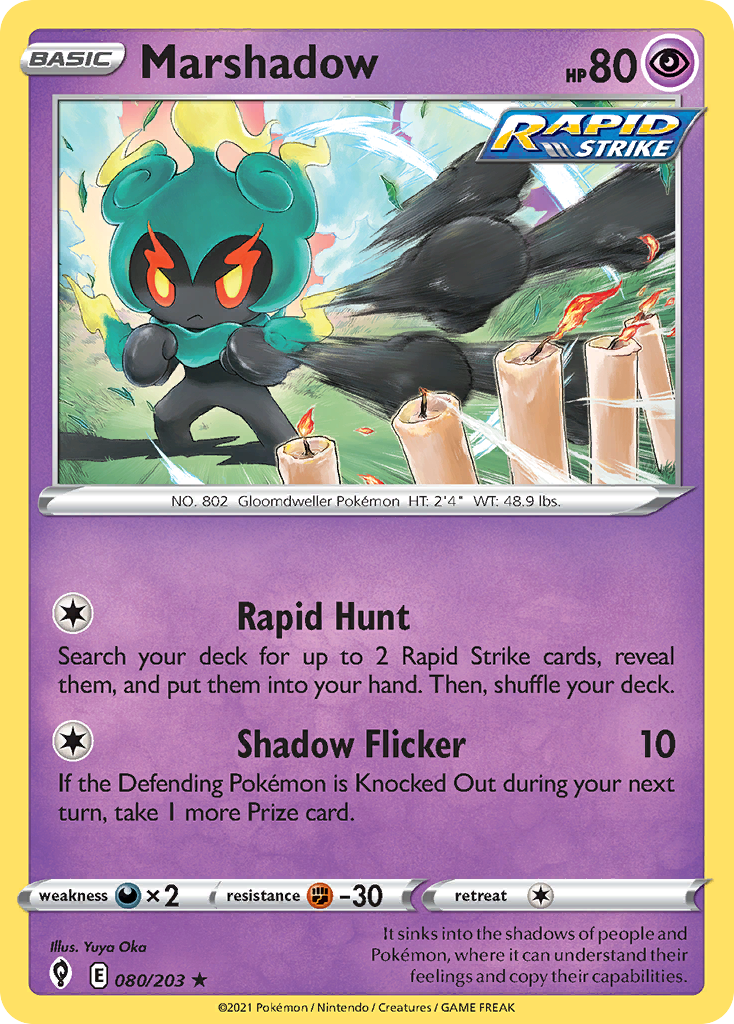 Evolving Skies Holo Marshadow #80/203