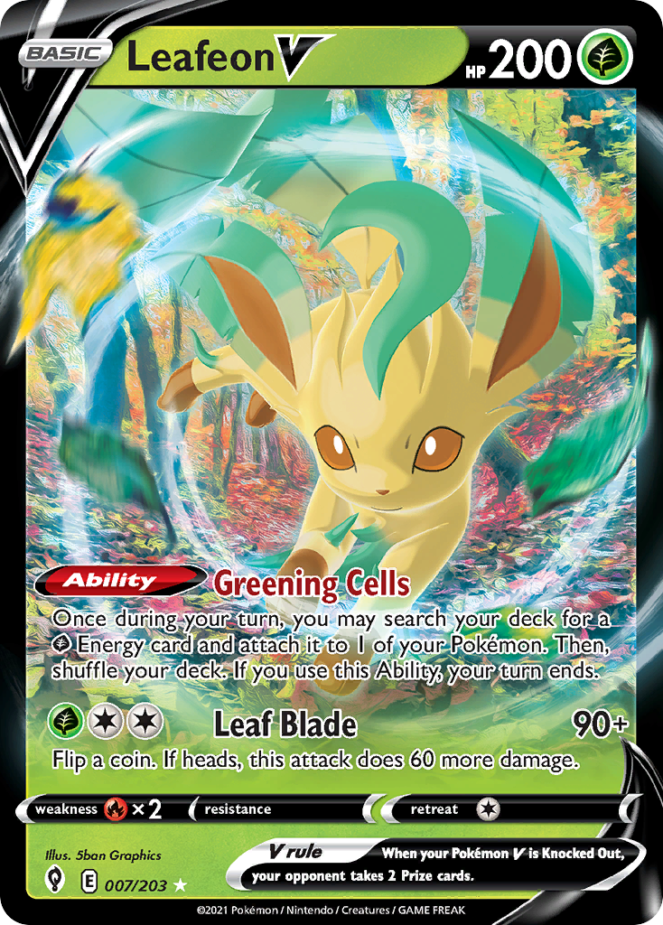 Evolving Skies Leafeon V #7/203