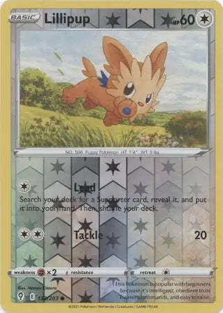 Evolving Skies Lillipup #133/203 reverse holo