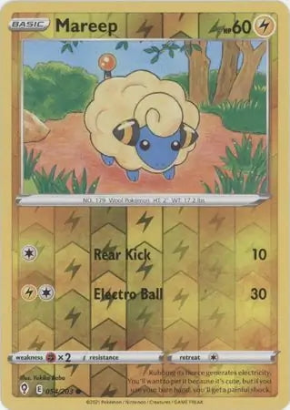 Evolving Skies Mareep #54/203 reverse holo