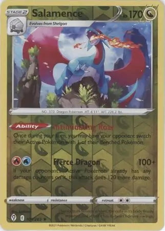Evolving Skies Salamence #109/203 reverse holo