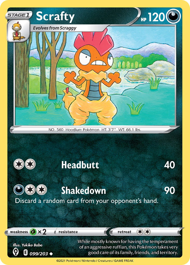 Evolving Skies Scrafty #99/203