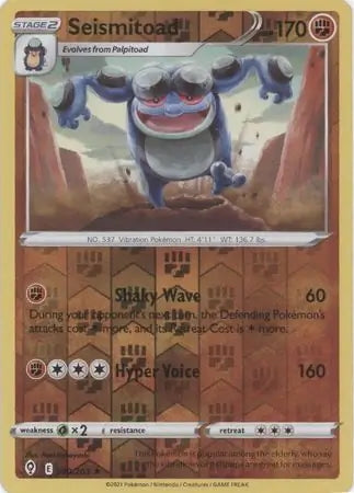 Evolving Skies Seismitoad #90/203 reverse holo